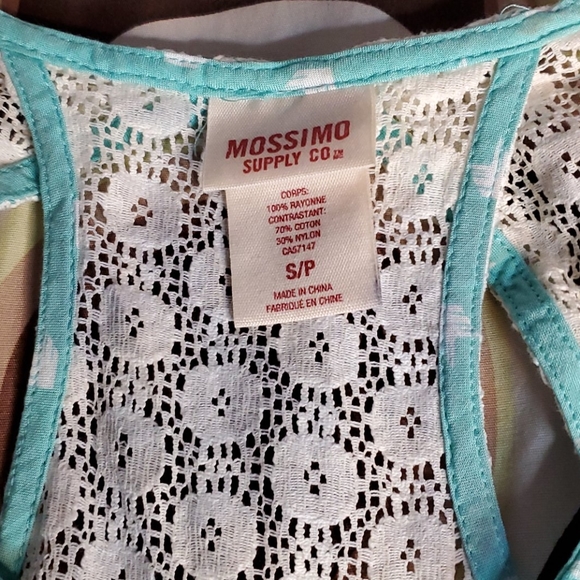 3/$25 Women Green/White Mossimo Supply Dress Size S/P - Picture 3 of 7